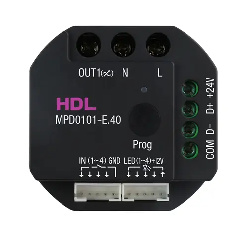 Bộ điều khiển độ sáng gắn âm tường 1 kênh 1A (EU)